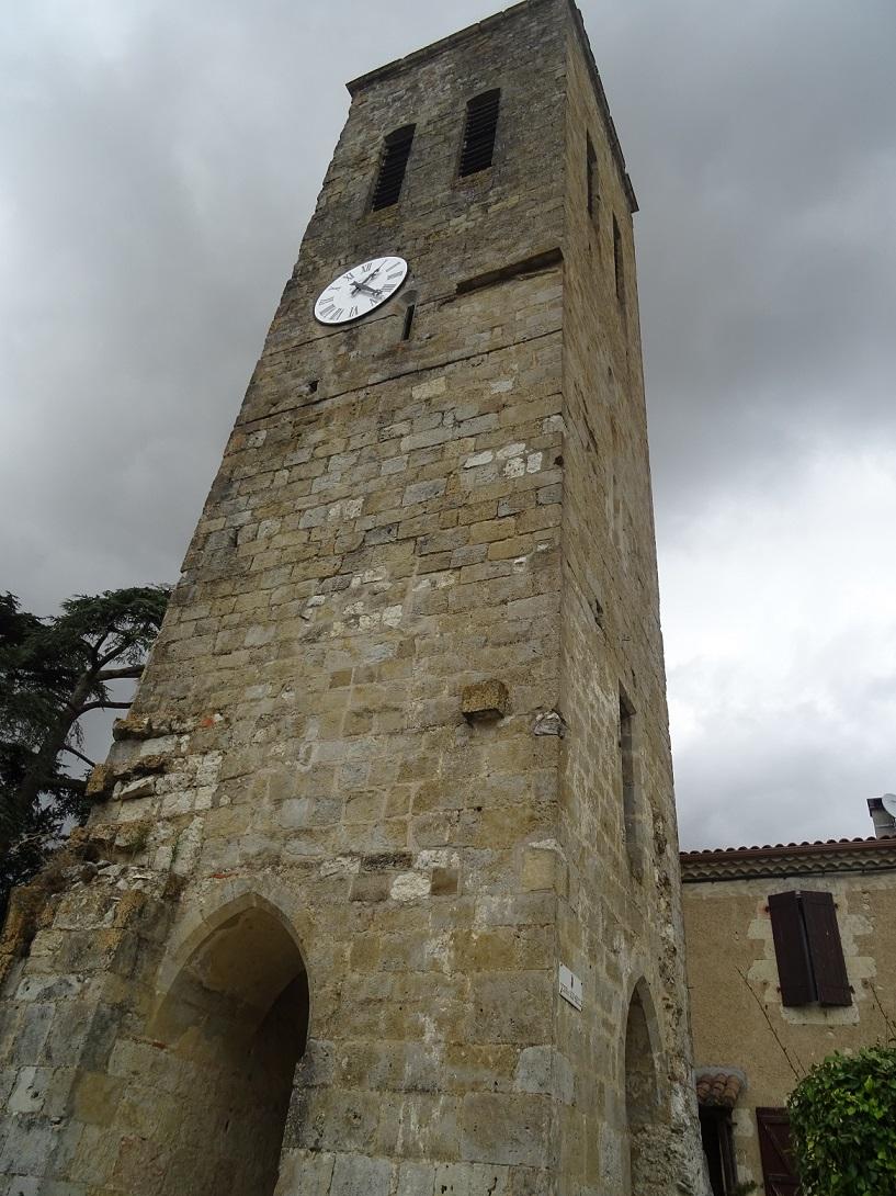 Castelnau-Barbarens - tour-clocher