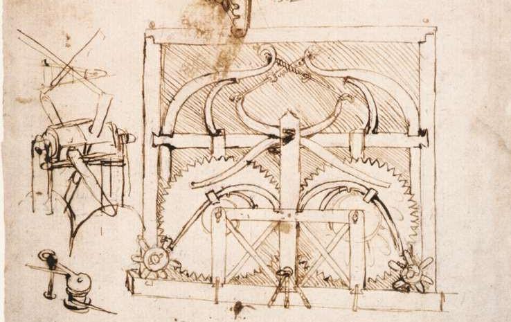 dessin automobile Léonard de Vinci
