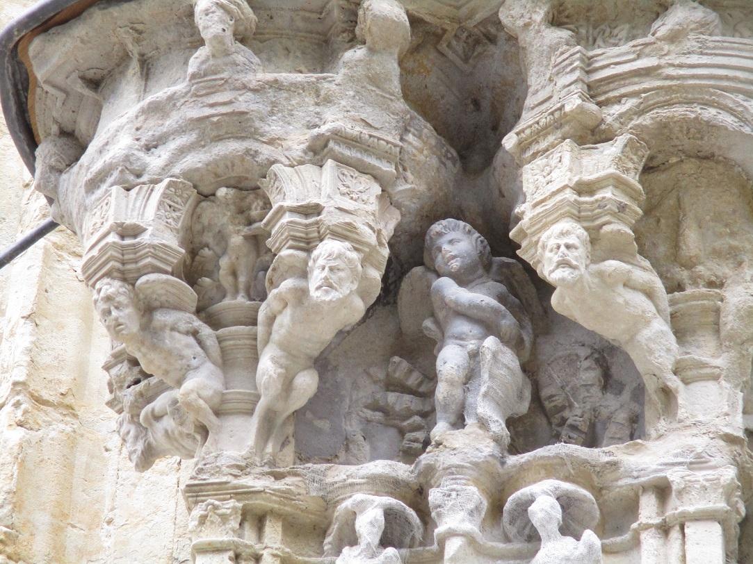 Auch - détail du portail sud de la cathédrale